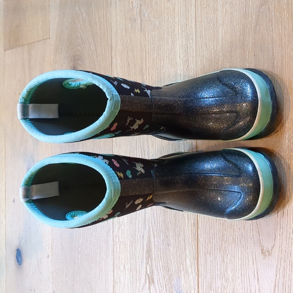 Girls' glitter Bogs boots